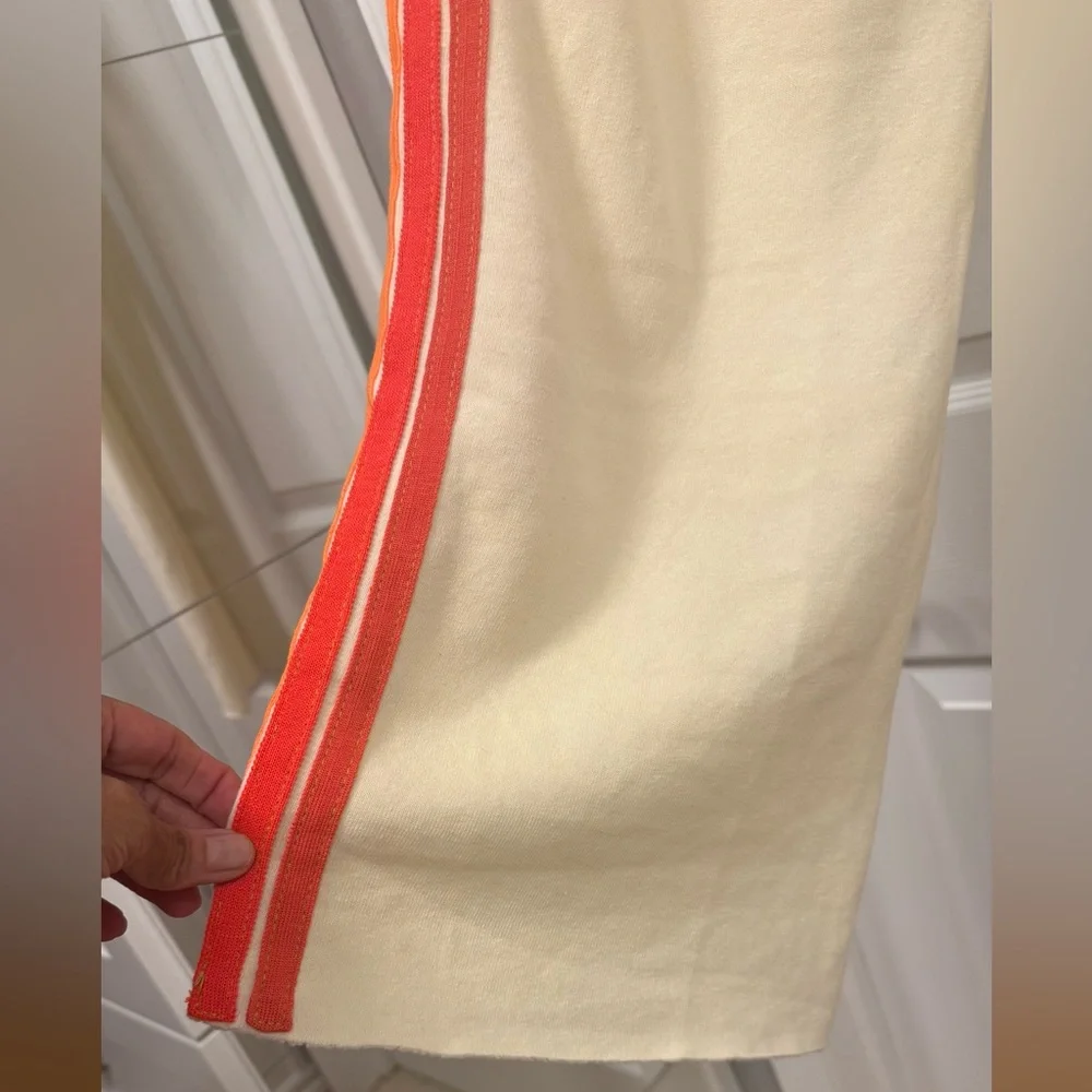 NWTA Aviator Nation Cream Lounge Pants with Neon Stripes- Medium - Picture 7 of 16